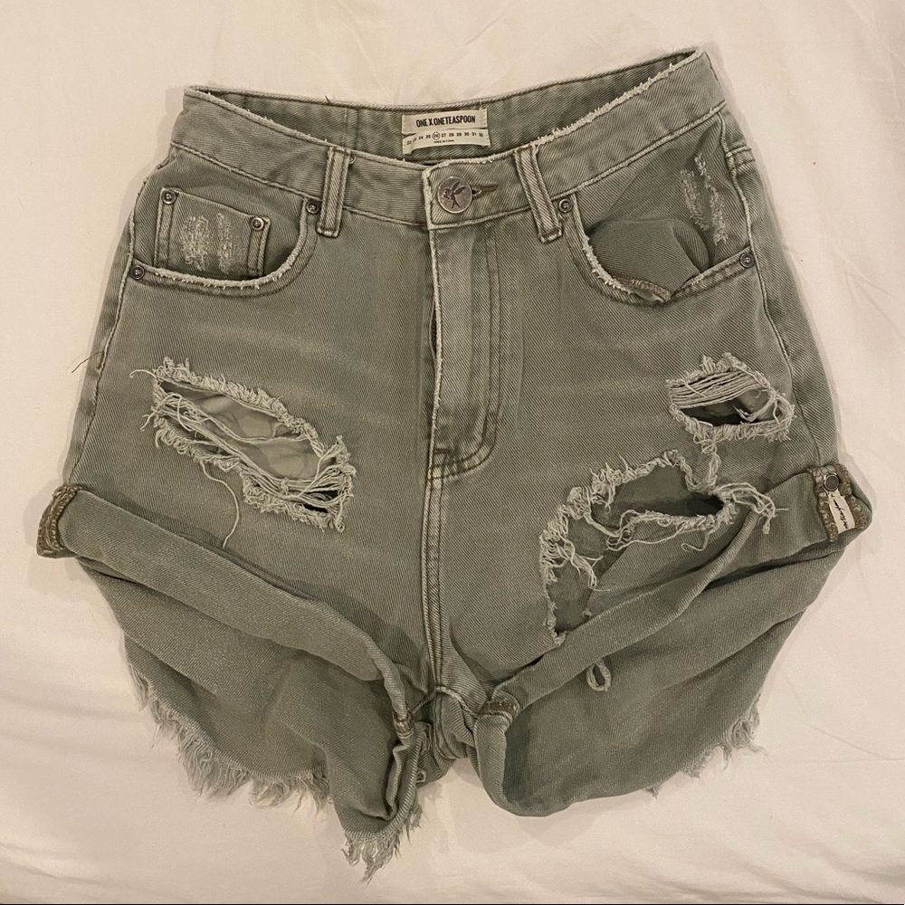 One Teaspoon high waisted shorts